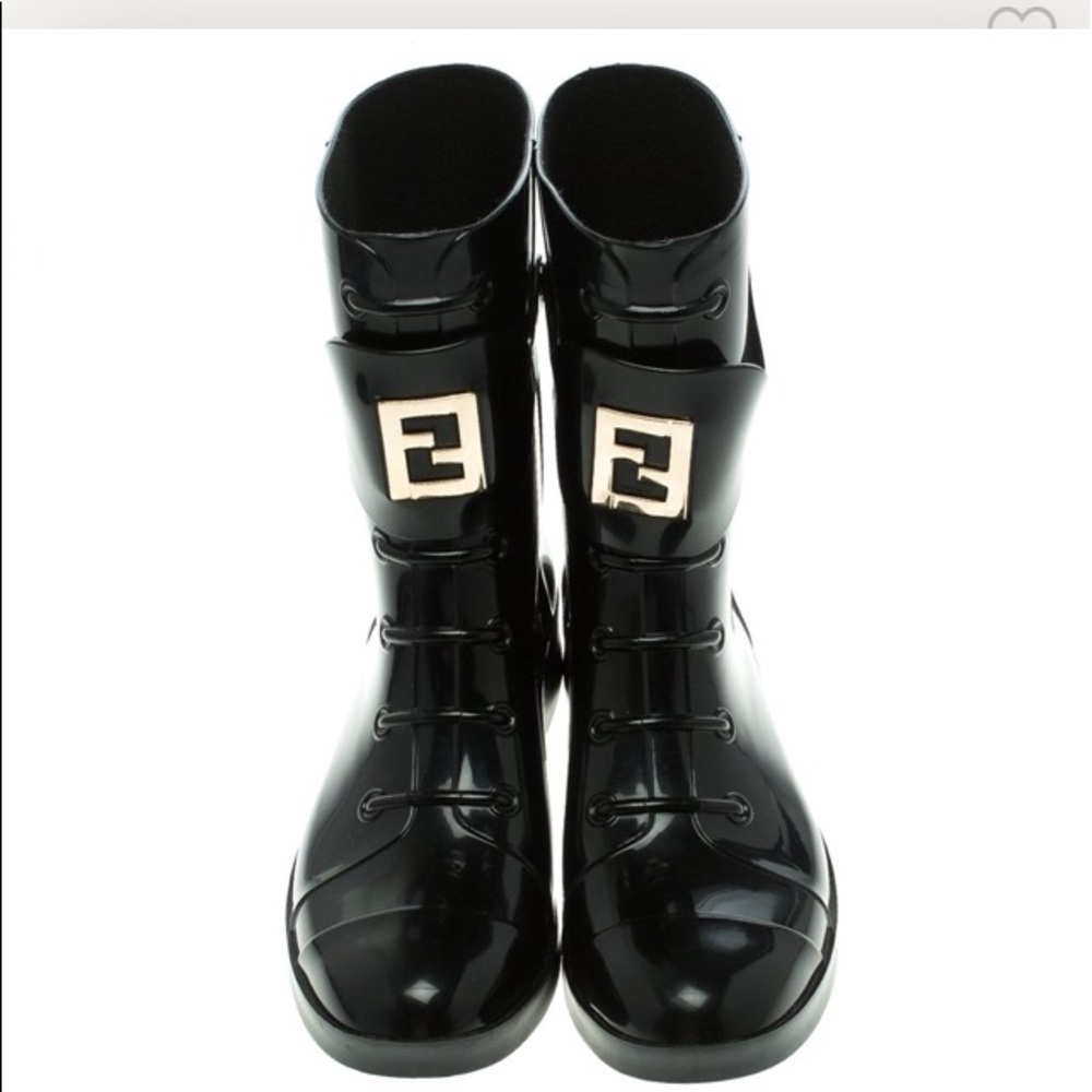 Fendi Rubber Rain Boots